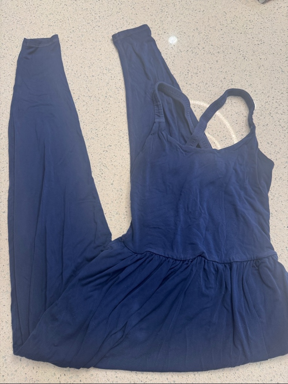 Women’s Navy Sleeveless Jumpsuit